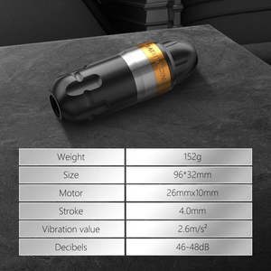 XNET Shura 3.5mm/4.0mm Course Pistolet De Tatouage Puissant <span class=keywords><strong>Moteur</strong></span> Sans Noyau Double Roulement Rotatif <span class=keywords><strong>Stylo</strong></span> De Tatouage Machine pour Artistes Body Art - Product Image 2