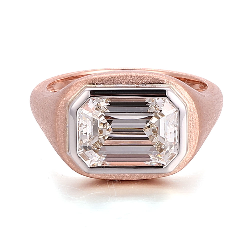 แหวนเพชรแล็บทองคำแท้ 18K