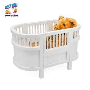 Новая модная миниатюрная деревянная кукольная кровать W06B094 - Product Image 2
