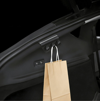 3 crochets de rangement dissimulés pour coffre Tesla Model Y Juniper 2025+ – Support pour sacs de courses et bagages – Vente en gros