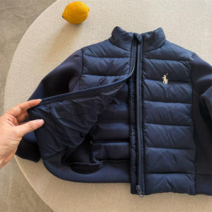 Piumini per bambini inverno nuovi arrivi abbigliamento da ragazzi e da ragazza piumini ricamati piumini per bambini - Product Image 2