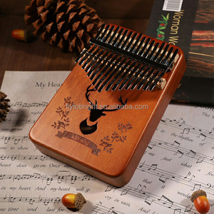 Instrumento de música personalizado para adultos <span class=keywords><strong>Kalimba</strong></span> 42 34 21 17 teclas dedo pulgar piano con martillo sintonizador y accesorios - Product Image 4