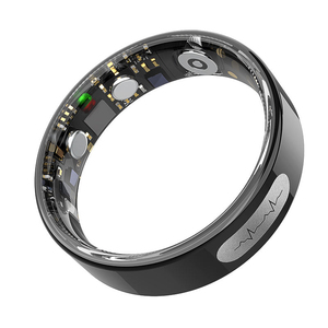 Anillo Inteligente para el Cuidado de la Salud, Control por Aplicación, Monitor de Ritmo Cardíaco, Monitor de Sueño y Actividad Física, Resistente al Agua IP68, Acero Inoxidable, para Hombres y Mujeres - Product Image 2