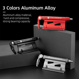 Support de fourche de vélo Yueli Cyclingbox en alliage d'aluminium, support de fixation au sol détachable en noir et rouge titane pour vélos de montagne et de route - Product Image 5