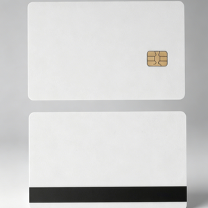 <span class=keywords><strong>Carte</strong></span> magnétique vierge en PVC avec puce de contact IC 4428/4442, étanche ISO, compatible avec l'impression de logo personnalisé en feuille d'or, 85,5x54mm - Product Image 4