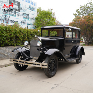 Voiture électrique de luxe personnalisée, best-seller, noire, classique, 5 places en option, style antique/vintage, avec portes, à vendre, voiture de défilé - Product Image 3
