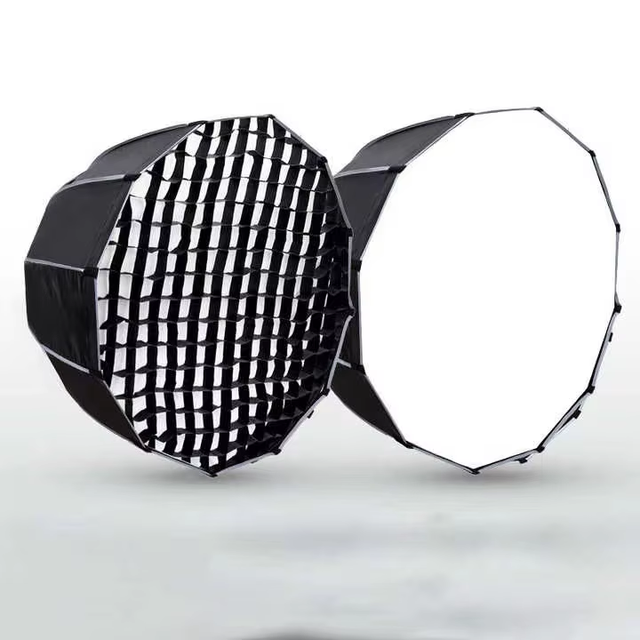 Deep Parabola Softbox Photography Flash Light Speedlight Soft Box With Bowens Mount and Grid