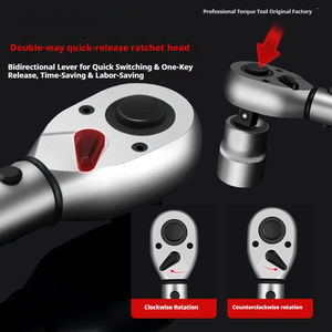 High-precision Adjustable Preset Kilogram <strong>Wrench</strong> Auto Repair Tool 1/4 "1-5N.m &amp; 8.85-44.25in.lb Double-window <strong>Torque</strong> <strong>Wrench</strong> - Product Image 2