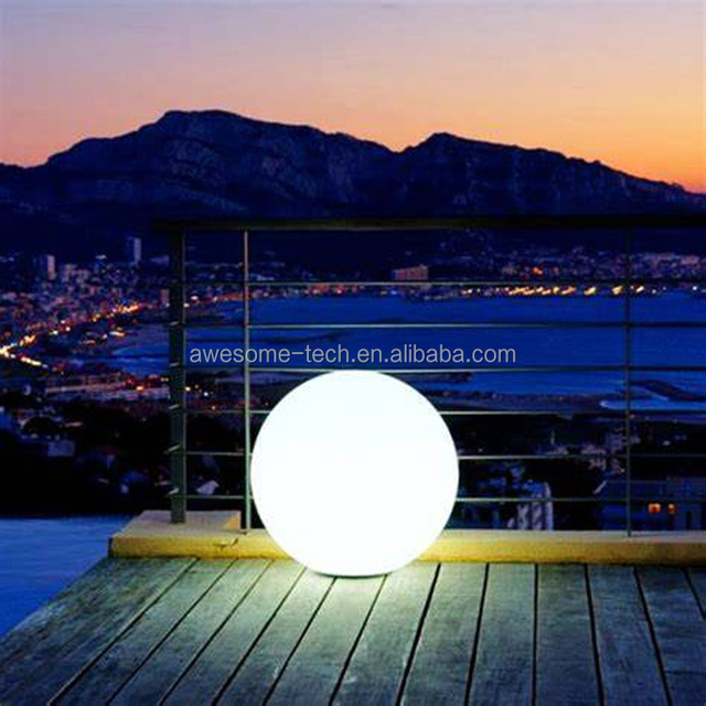 Direct Powered 110-240V LED Ball Sphere Light With E27 Socket Bulb Multi Color Plastic Balls 60cm