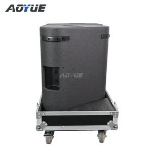 Enceinte portable passive d'extérieur 15 pouces, haut-parleur coaxial haut de gamme pour scène, enceinte de sol PA avec flight case - Product Image 2