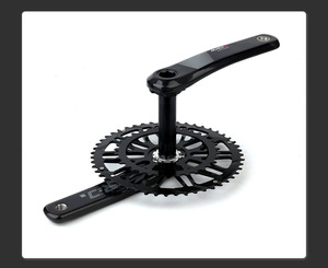 <span class=keywords><strong>Pédalier</strong></span> de <span class=keywords><strong>vélo</strong></span> de route RIRO, plateaux simple/double, fixation directe GXP, ultra-léger, avec capteur de puissance - Product Image 4