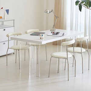 Acrylic <b>Dining</b> <b>Table</b> Rectangle Modern Minimalist Design For <b>Dining</b> Room - Product Image 3