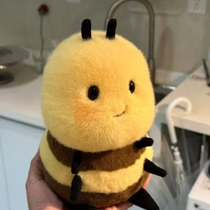 Cute Expression Little Bee <strong>Plush</strong> <strong>Toy</strong>, Creative Bee Doll, <strong>Plush</strong> Doll For Girls, Throw Pillow For Babies, Birthday Gift - Product Image 3