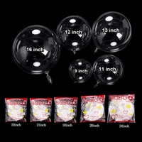 Ballons transparents Bobo de 5, 8, 9, 11, 12, 13, 16, 18, 20, 24, 30, 32, 36 pouces pour DIY, roses, fournitures de fête, ballons TPU, ballons bulle, globos