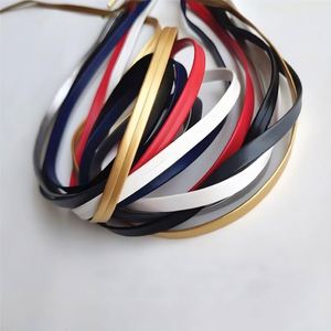 เชือกผูกรองเท้าหนัง PU แบบแบน กว้าง 7 มม. ยี่ห้อ HF Fashion ความยาว 80-160 ซม. ปลายโลหะอย่างดี สไตล์ Aj1 - Product Image 3