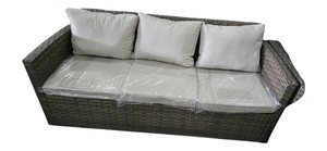 Modernes 5PCS bequemes natürliches Rattan-Korb möbelset für Garten-Wohnzimmer oder Hotel gebrauch im Freien - Product Image 5