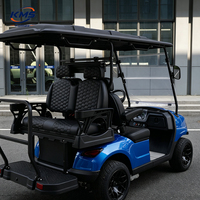 Nouvelles Voitures de Golf Électriques 4 Places, Chariots de Tourisme Tout-Terrain, Mini Camion Électrique à Batterie au Lithium pour Attractions Touristiques