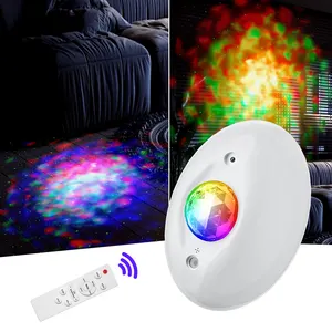 Nieuw Product Spraakbesturing Led Laser Lichtgroene Ster Projector Galaxy Light Projector Kristallen Bol Lamp Partij Nachtlampje