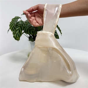 Custom Luxury Handle Organza <b>Transparent</b> <b>Bag</b> Eco-friendly OrganzaTote <b>Bag</b> for Swimwear - Product Image 2