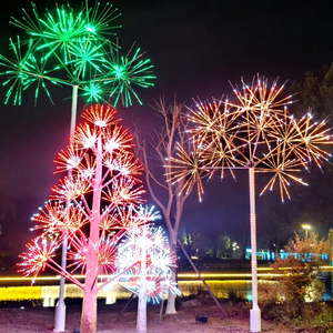 Color Changing Christmas Firework Tree Decorative <b>Light</b> with Multicolor LED Branches for Vibrant Festival Scenes - Product Image 1