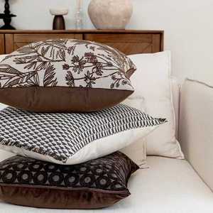 Cuscino decorativo in serie Color marrone Maillard retrò per divano e <span class=keywords><strong>testiera</strong></span> di fascia alta - Product Image 4
