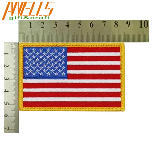 Bandiera nazionale In America Emblema Ferro Zona Del Ricamo Zaino Paese USA Flag Ricamato Patch