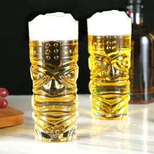 Kristall klare 20 Unzen Craft Pint farbige Tulpe kann benutzer definierte Logo Wein Cocktail Gläser Trink geschirr Glas Tasse Flaschen Bierkrüge