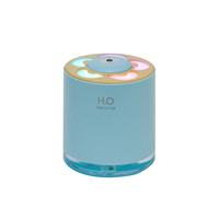 Humidificateur de bureau Type-C 400 ml avec lumière RGB, diffuseur d'air ultrasonique USB, brumisateur, diffuseur d'huiles essentielles pour voiture, bureau, maison