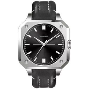 Reloj de Cuarzo Cuadrado Simple de Acero Inoxidable de Moda Casual para Hombre OEM - Product Image 6