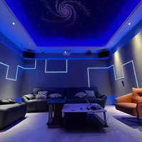 Système de plafond à projection d'étoiles Dimmable Night Sky Effect Matériau ignifuge Restaurant Spa Salle de mariage Éclairage d'ambiance