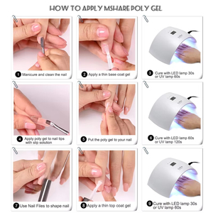 Gel Acrylique pour Ongles 60ml, Gel UV LED Constructeur 60ml, Extensions d'Ongles Acryliques Rose Blanc Transparent, Gel Acrylique Sans HEMA ni TPO - Product Image 5
