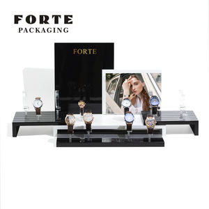 FORTE PACKAGING Ensemble de présentoirs à bijoux en bois pour <span class=keywords><strong>piano</strong></span> Plateau de montre Porte-anneau Présentoir à bijoux Porte-montre Présentoir - Product Image 5