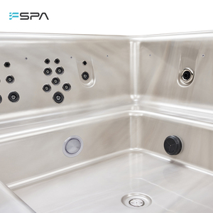 Spa de style moderne pour l'extérieur, vente en gros, spa carré en acrylique, jacuzzi, spa américain, baignoires à remous - Product Image 3