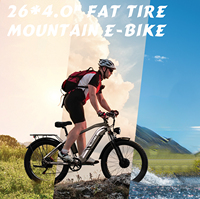 Vélo Électrique Hybride 48V à Pneus Larges, VTT Électrique pour Adultes