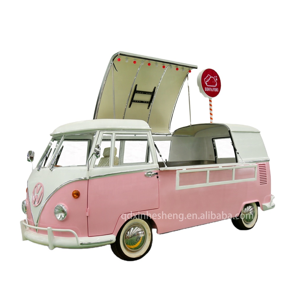 Трейлер для пищевых продуктов, Электрический винтажный пищевой грузовик, австралийский стандарт, мобильный пищевой грузовик для продажи