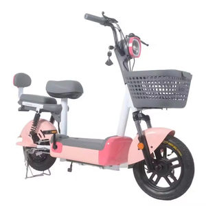 Vélo électrique rose charmant 2026 |   Siège double souple |   Amortisseur arrière |   Scooter Urbain Esthétique pour les Déplacements - Product Image 1