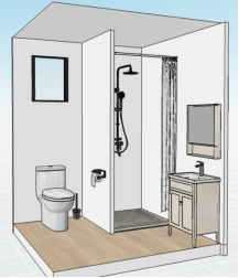 Toilettes mobiles avec douche, fosse septique <span class=keywords><strong>sur</strong></span> roues, <span class=keywords><strong>WC</strong></span> portable - Product Image 5