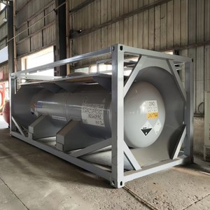 Contenedor de Transporte de Productos Químicos Inflamables Industriales de 20 Pies/40 Pies, Tanque ISO de Acero Inoxidable con Revestimiento de Plástico para Carga Líquida a Granel - Product Image 2