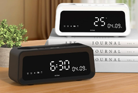 Cadeau d'entreprise promotionnel, solaire portable, alimenté par DC 6, pour haut-parleur V2.0, autonomie de la batterie de 15 à 20 heures, LED RVB, support de téléphone, radio FM