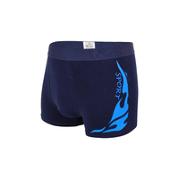 Caleçons Boxers Homme en Coton Tricoté Respirant avec Logo Personnalisé de Qualité Supérieure I&S BPM224001 Imprimé Tailles M-3XL pour Exportation Internationale