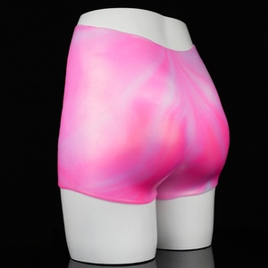 Dildo en silicone solide, culotte en cuir avec dildo intégré, culotte élastique douce pour lesbiennes avec dildo fantaisie, jouets sexuels pour adultes en gros - Product Image 2