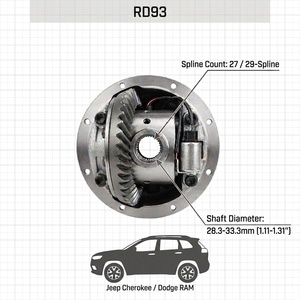 Différentiel blocant HF RD93 pour Jeep Cherokee Grand Cherokee Dodge RAM Tank 300, blocage de différentiel 8.25 9.25 pouces 27 29 <span class=keywords><strong>Spl</strong></span>, toutes rapports - Product Image 5