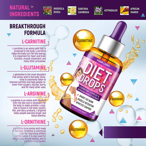 Fórmula personalizada 100% Resolución natural <span class=keywords><strong>Keto</strong></span> Desintoxicación herbal Gotas de dieta líquida oral Suplemento para el cuidado de la salud - Product Image 3