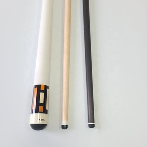 Taco de billar Jassinry de alta calidad, blanco, 142 cm + punta de 12 mm, para tacos de 3 bandas, con eje de carbono, para competición. - Product Image 2