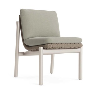 Ensemble de salle à manger d'extérieur moderne avec chaise d'appoint et fauteuils de jardin en aluminium et corde pour hôtels et hôpitaux - Product Image 4