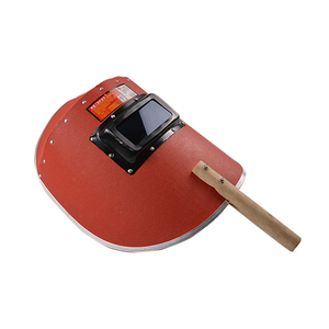 Lingjiang helm las wajah penuh profesional, kacamata keselamatan merah tahan percikan - Product Image 5