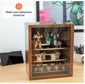Étui de transport miniature personnalisé pour objets de collection, vitrine de rangement, figurines, modèle de figurine, boîte de transport pour figurines d'<span class=keywords><strong>action</strong></span> - Product Image 4
