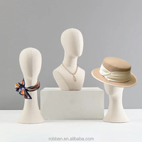 Maniquí de alta gama para mujer/hombre, cabeza de maniquí de sobremesa con pose de pie, para exhibición de pelucas con pasadores