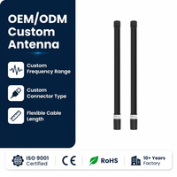 Antenne WiFi extérieure 2,4 GHz 4G LTE N-Male 10dBi à gain élevé omnidirectionnelle en fibre de verre, étanche IP67 pour station de base, compatible OEM