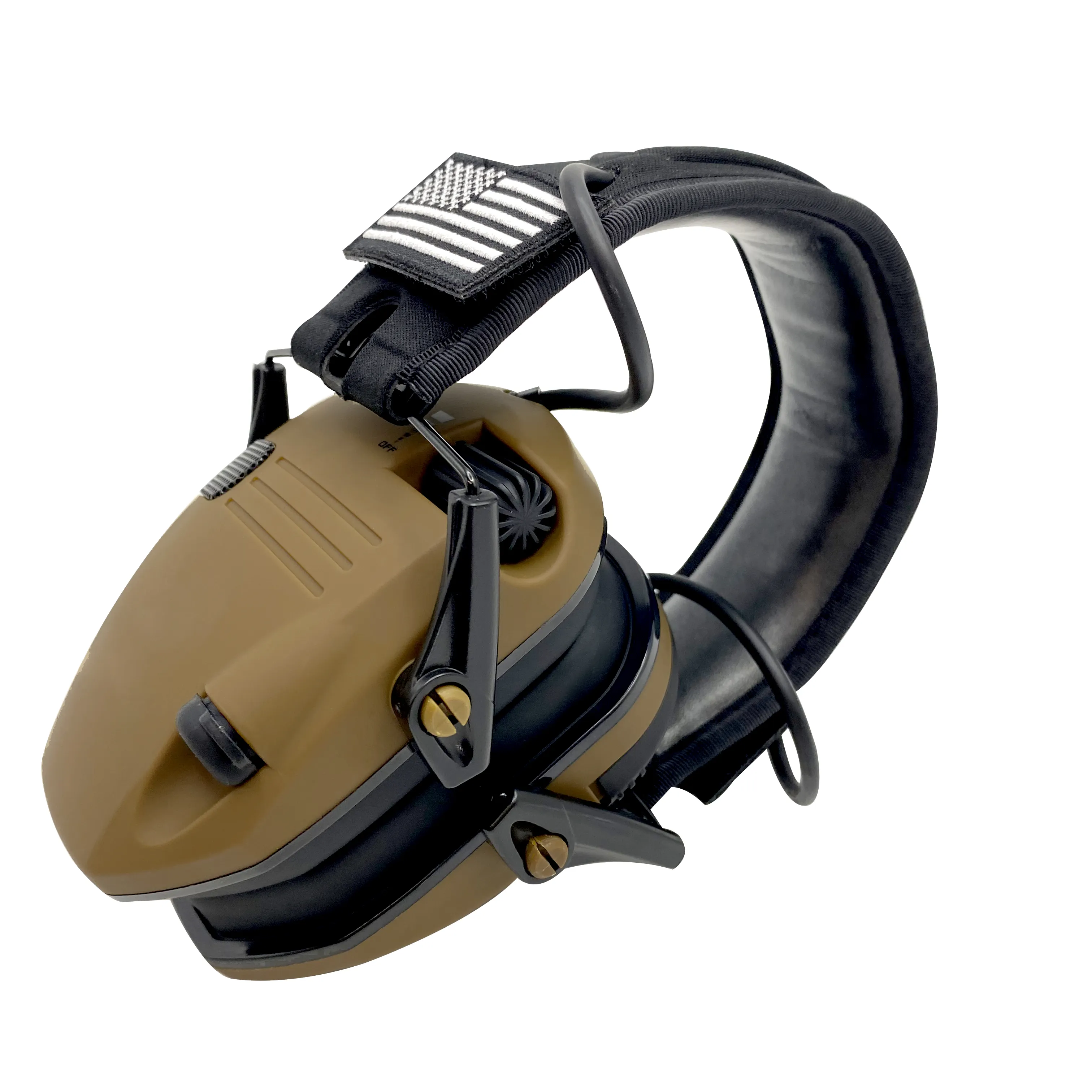 Vente chaude réduction du bruit microphones de ramassage du son casque de tir tactique cache-oreilles électroniques